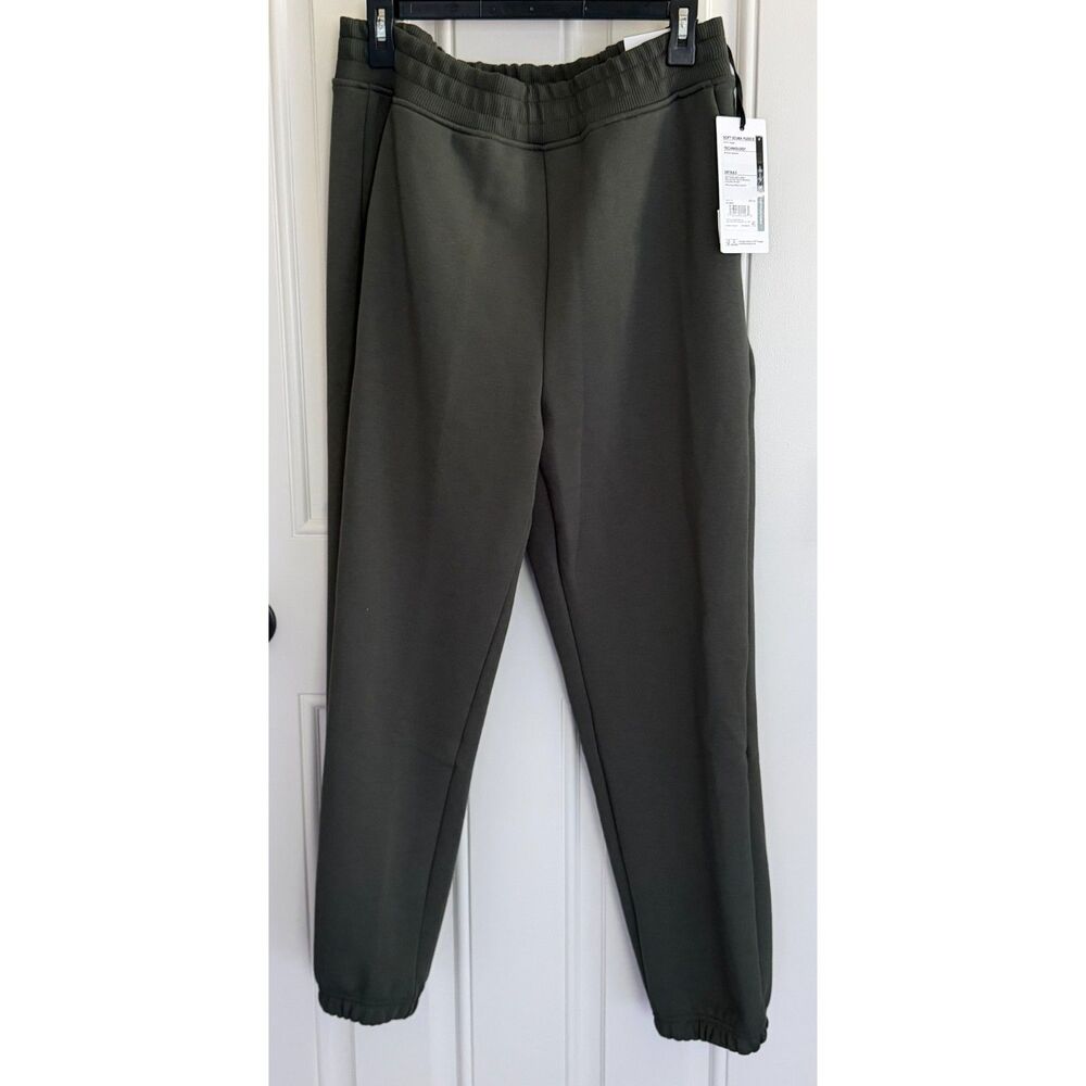 New!  Calia Women's Soft Scuba High-Rise Cinch Jogger size M